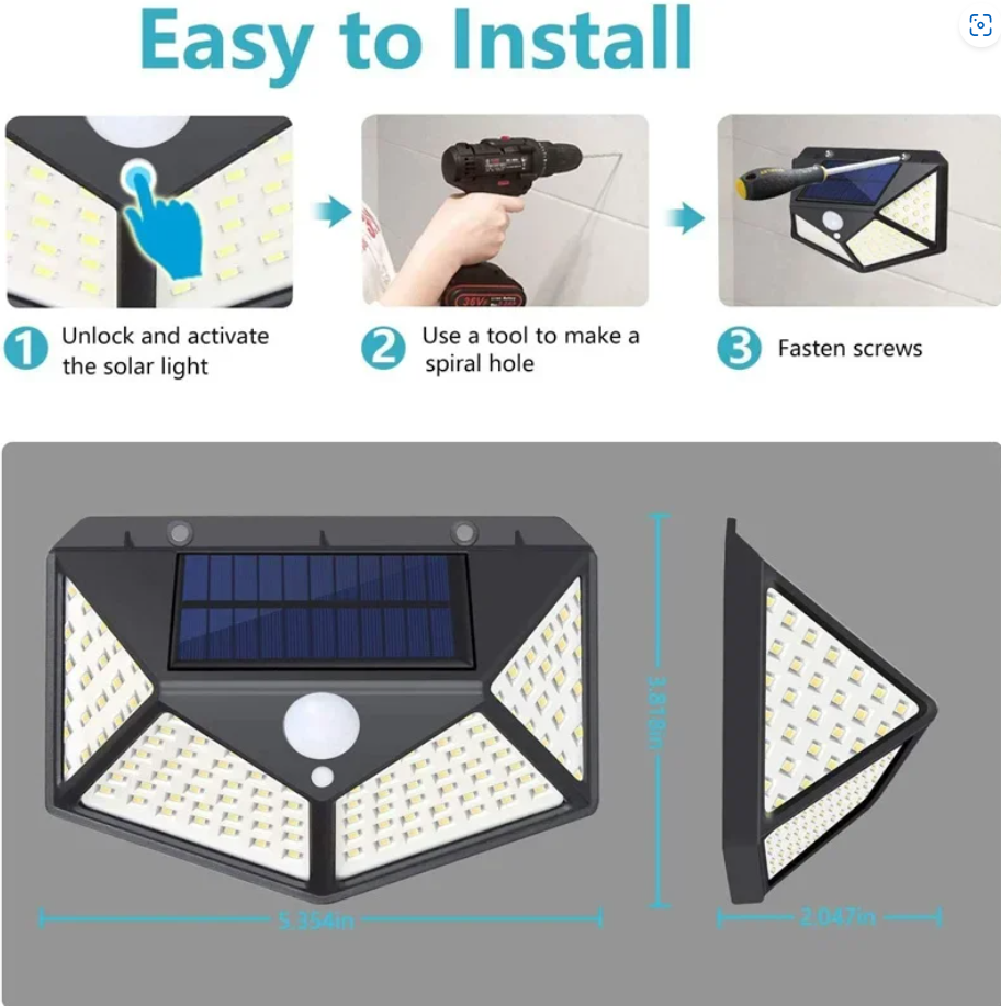 LAMPARA LED SOLAR