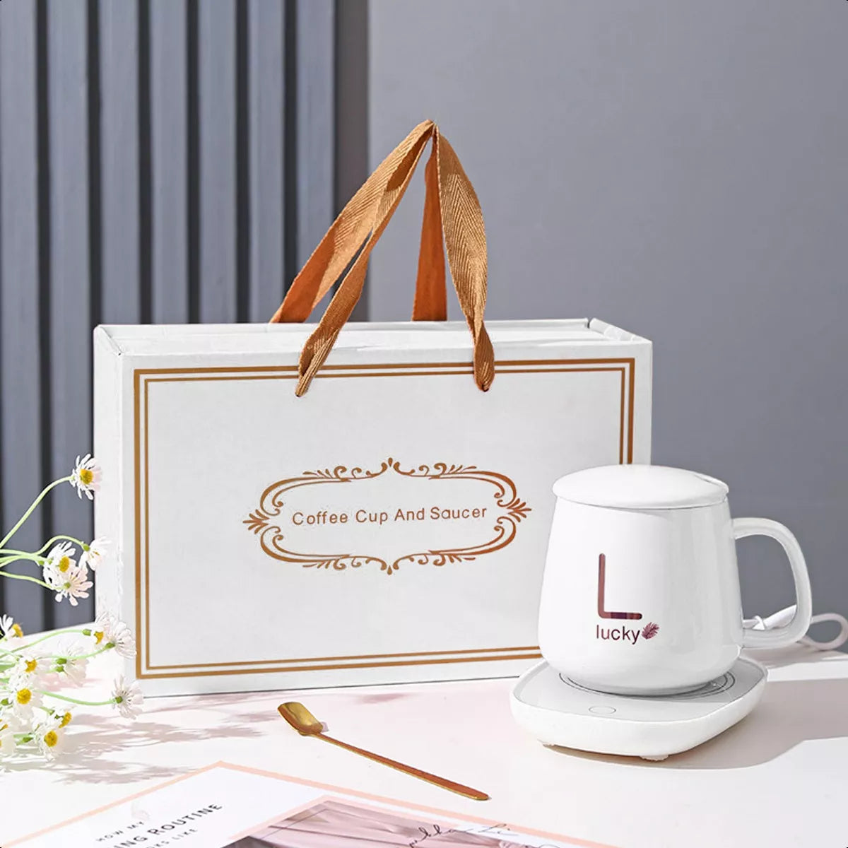 Taza Con Calentador Eléctrico 55°c