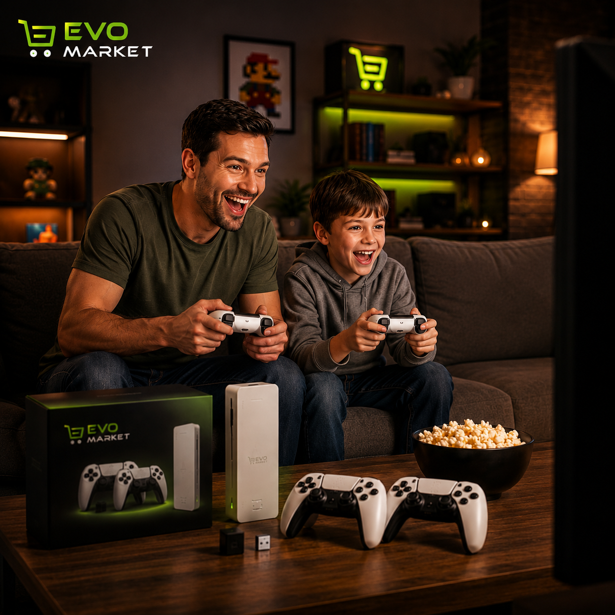 RetroPlay™ M15 Plus | Consola Familiar con +2.000 Juegos Clásicos