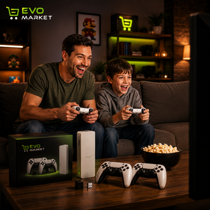 RetroPlay™ M15 Plus | Consola Familiar con +2.000 Juegos Clásicos