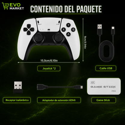 RetroPlay™ M15 Plus | Consola Familiar con +2.000 Juegos Clásicos