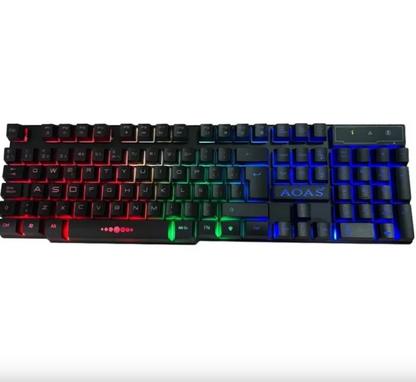 Kit Gamer Rgb 4 Piezas Set Aoas
