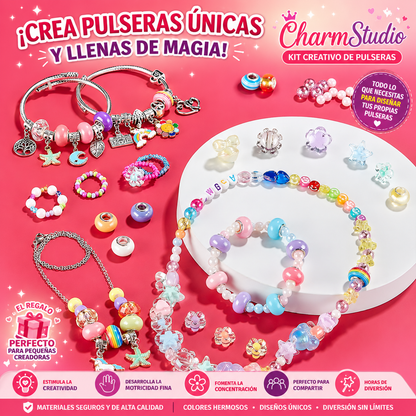 ✨ CharmStudio™ | Kit Creativo para Diseñar Pulseras