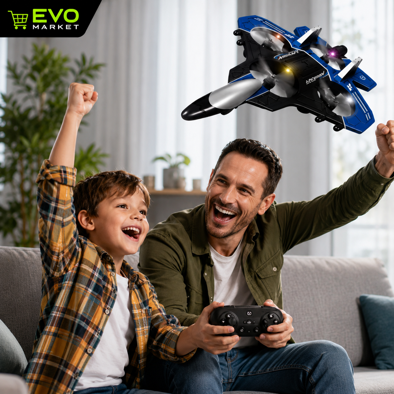 SkyPilot™ X | Drone de Combate Inteligente para Acrobacias y Aventuras Aéreas