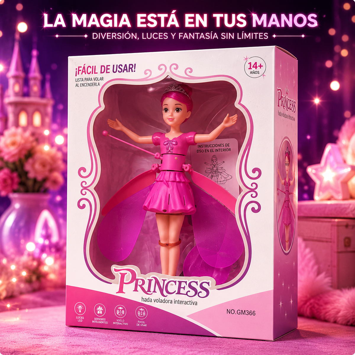 EverFairy™ | Hada Voladora Interactiva que Hace Realidad la Magia
