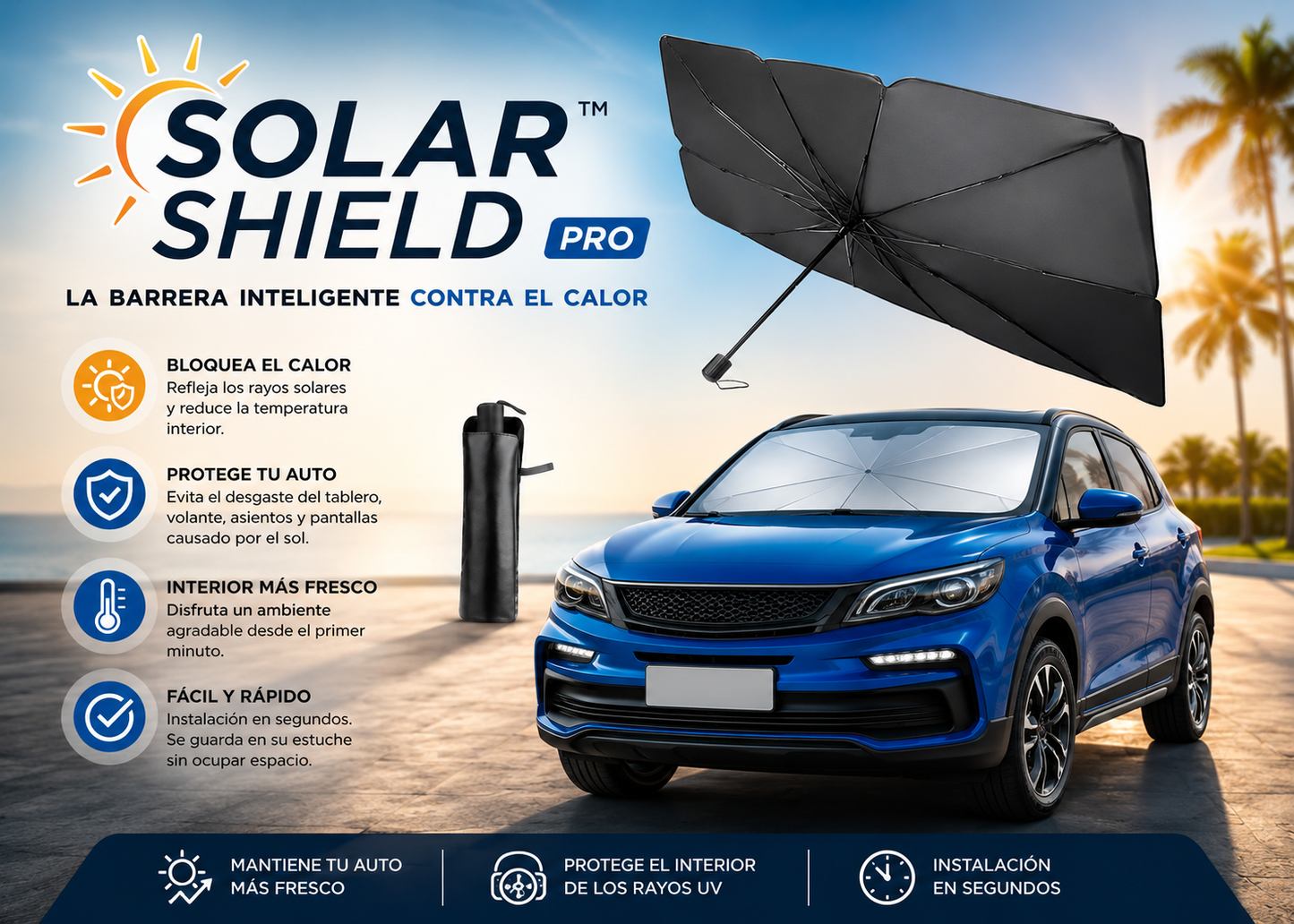 Solar Shield™🛡️| Tu primera línea de defensa contra el calor extremo! ☀️