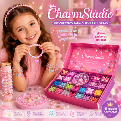 ✨ CharmStudio™ | Kit Creativo para Diseñar Pulseras