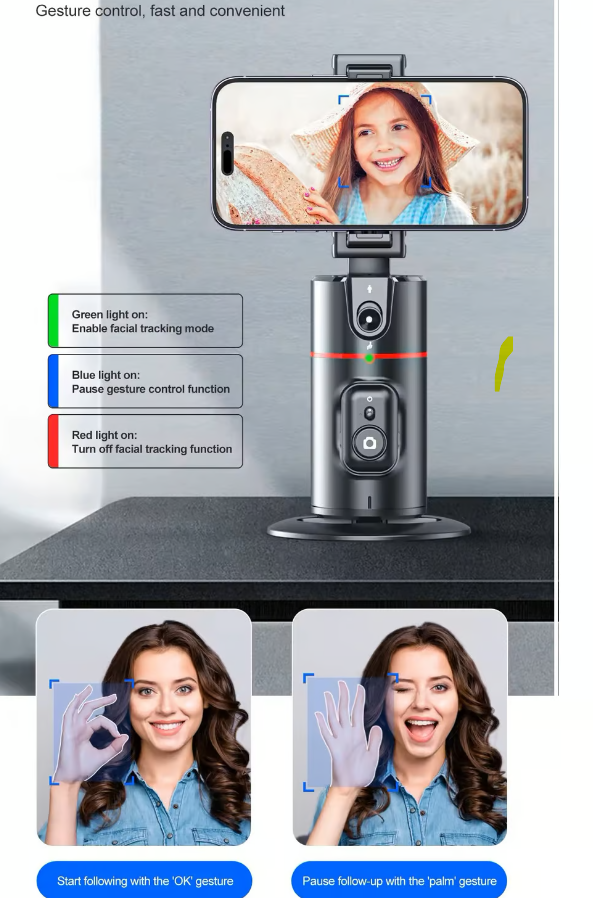 Trípode De Seguimiento Facial Automático