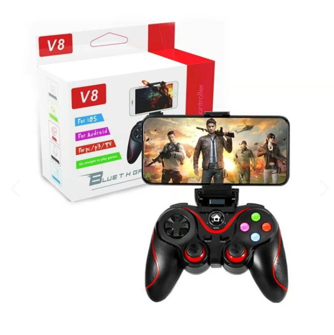 Control De Juego Con Soporte Teléfono P3