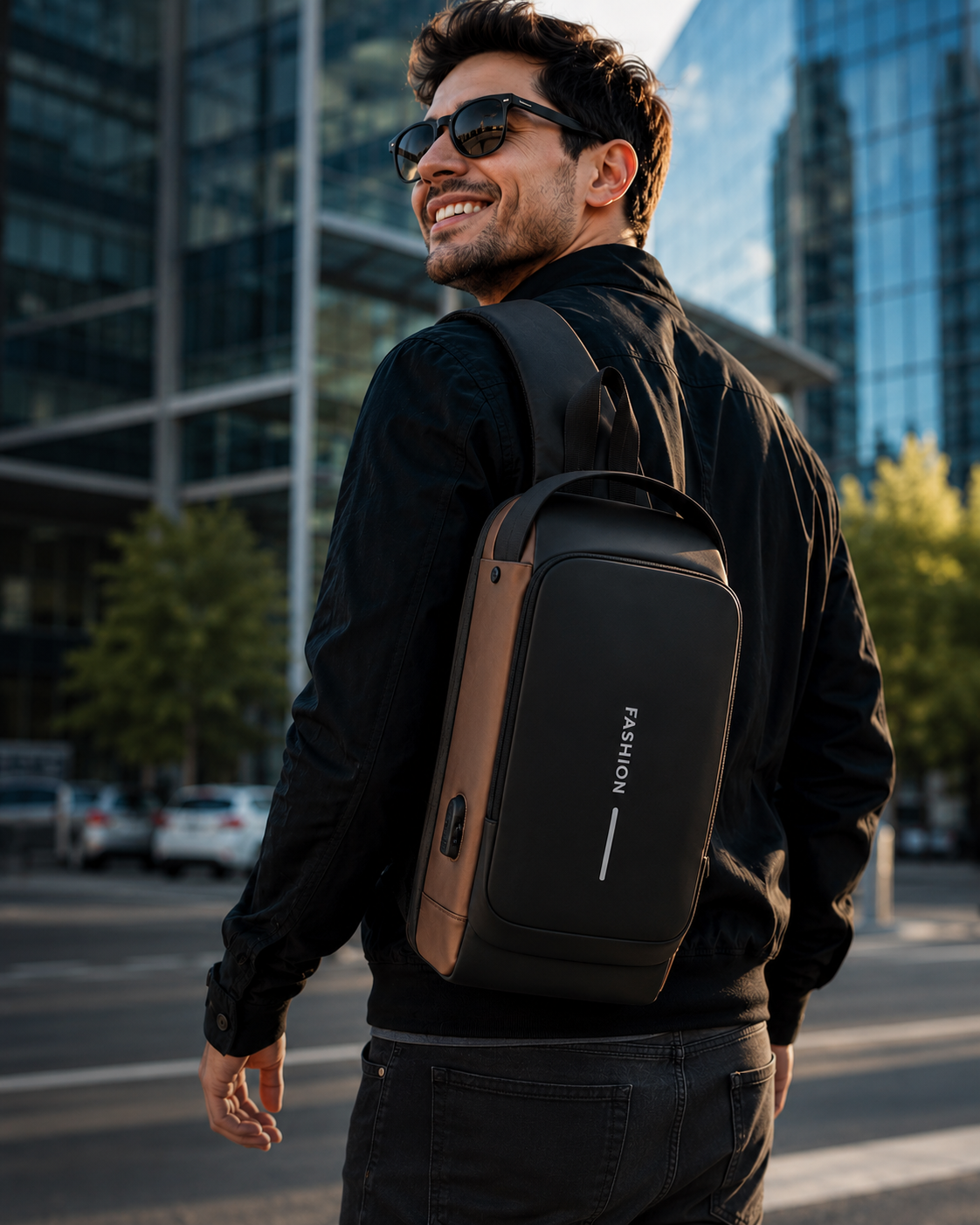 UrbanLock™ | Mochila Anti Robo Impermeable con Clave de Seguridad y Puerto USB 🔒⚡