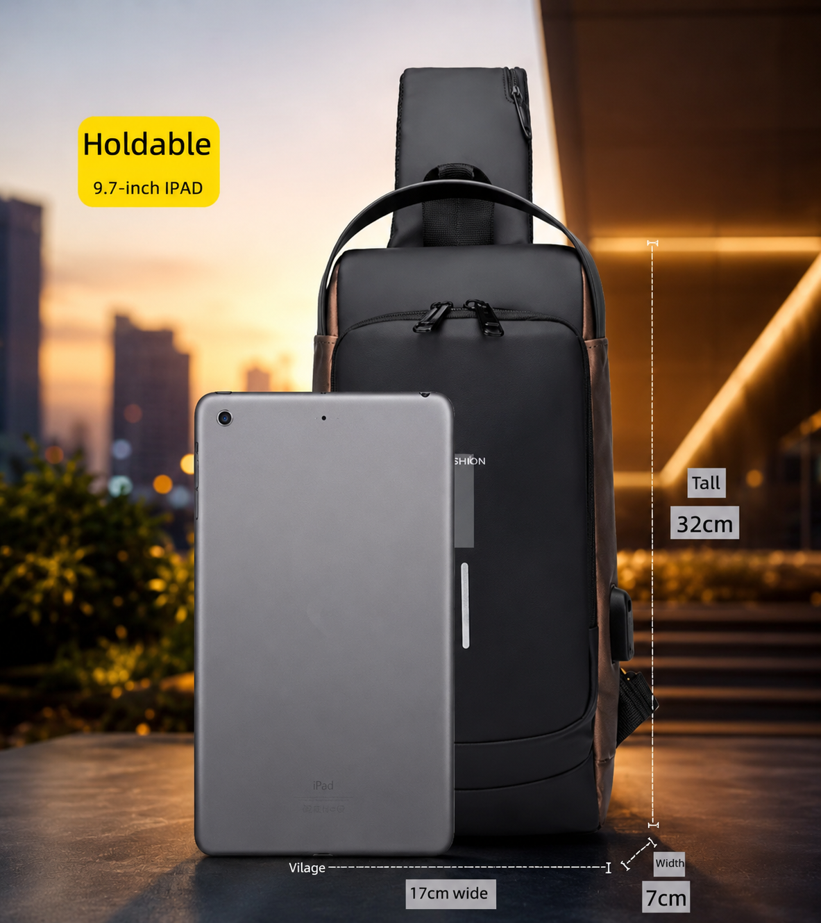 UrbanLock™ | Mochila Anti Robo Impermeable con Clave de Seguridad y Puerto USB 🔒⚡