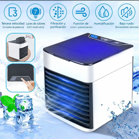 Mini Aire Acondicionado USB Portátil – Enfría al Instante | Bajo Consumo y Ultra Silencioso