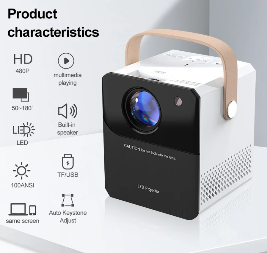 Mini Proyector Portátil HD Full Hd 720p