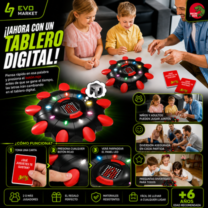 ⚡ ThinkRush™ | Juego de Rapidez Mental con Tablero Digital