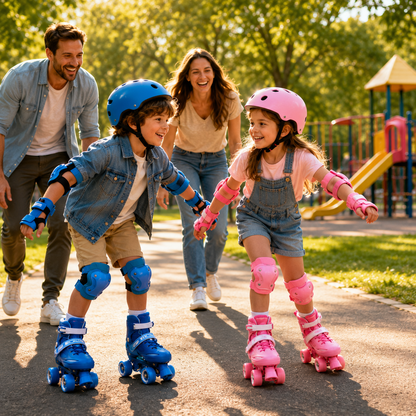 🛼 SkyRoll™ | Patines Doble Rueda Clásicos Ajustables